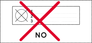 Esempio di voto non valido